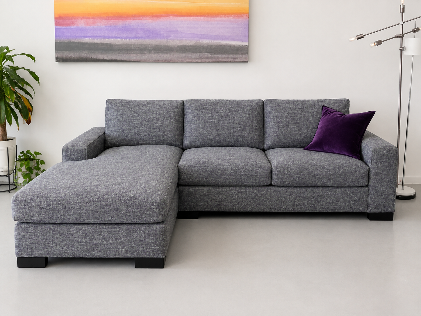 SUMMER SALE Metro sectional 107 X 65 Nite