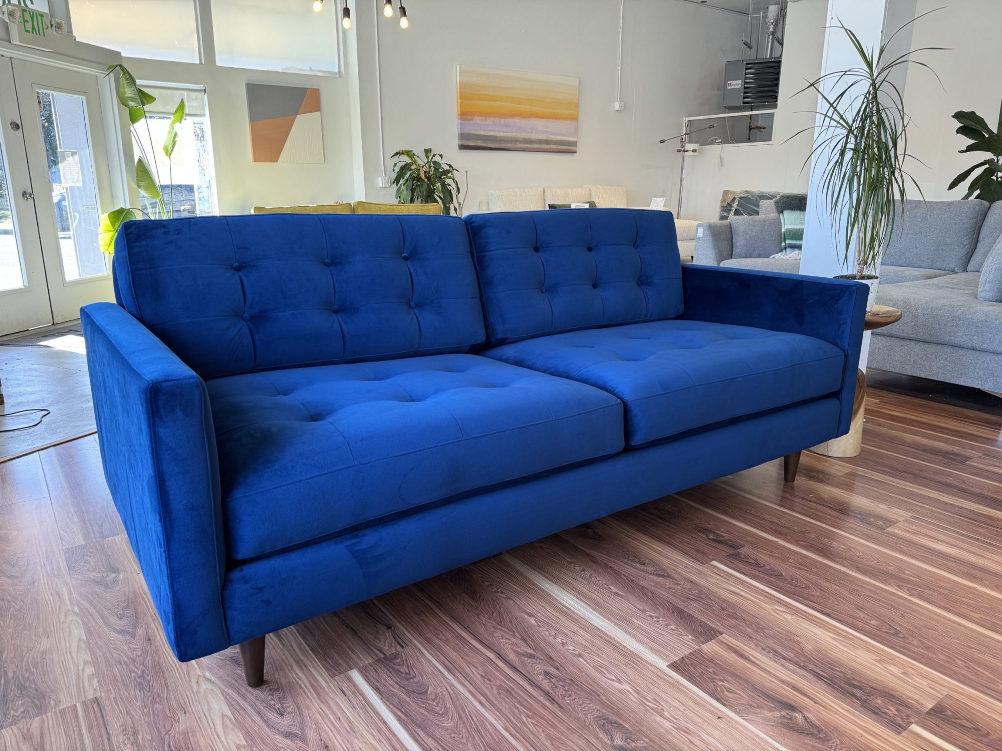 Karma sofa 87" in Royale Cobalt